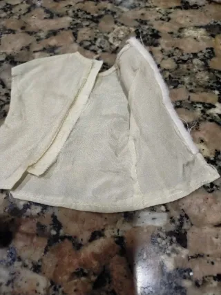 Blusa versión color crema conjunto Chanel Nancy