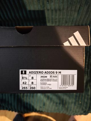 Adidas Adizero Adios 9 (Talla 42)