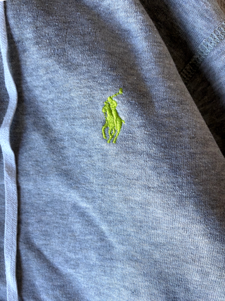 Sudadera Polo Ralph Lauren gris con cremallera