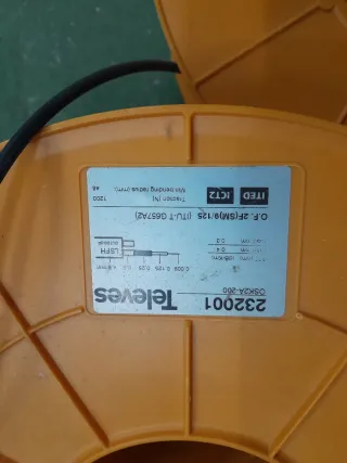 LOTE DE 3 ROLLOS DE CABLE DE FIBRA TELEVES