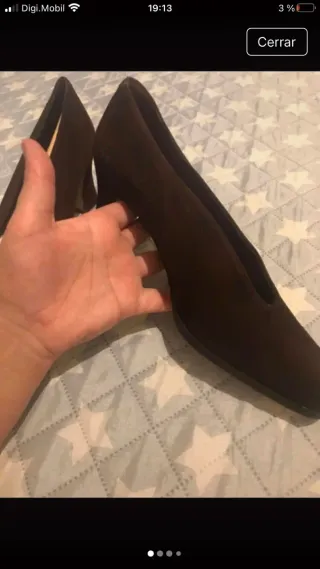 Zapatos de tacón marrones