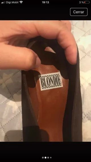 Zapatos de tacón marrones