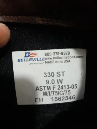 Botas de vuelo Belleville Marrones