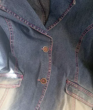 Chaqueta Blazer Vaquera Mujer Mediterráneo