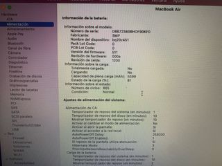 MacBook Air 13” i7 2017 Plata