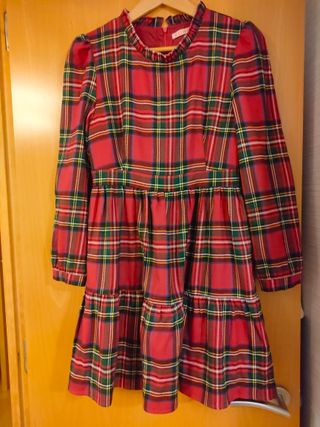 Vestido Kling cuadros escoceses Talla L
