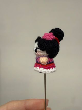 Mini Amigurumi Mulan Uncinetto
