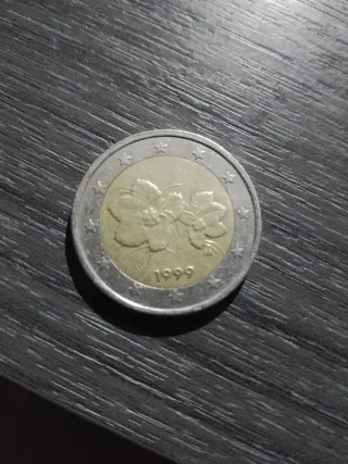Moneda 2 euros flores 1999