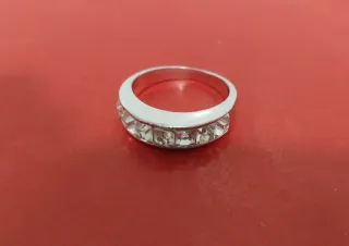 Lote 2 anillos plateados