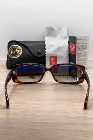Gafas Ray-Ban RB4389 Carey marrón degradada