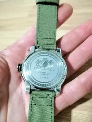 Reloj Festina Cristal Zafiro correa canvas