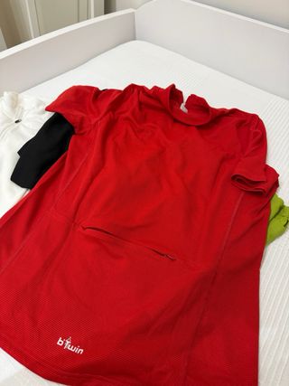 Maillot Ciclismo Btwin 1/4 Zip