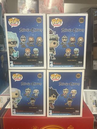Funko Pop Black Clover 4 Figuras