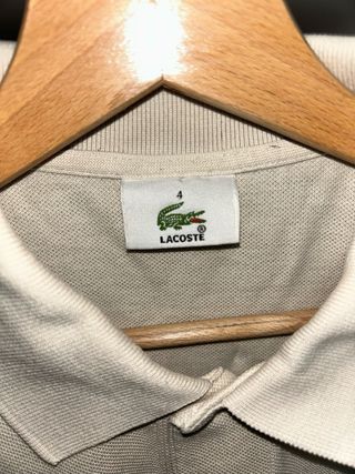 Polo Lacoste Beige Talla M