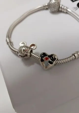 2 charm Pandora Disney Minnie y Mickey