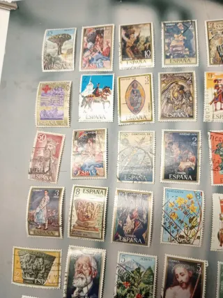 Lote de sellos antiguos España