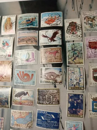 Lote de sellos antiguos España