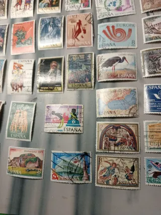 Lote de sellos antiguos España
