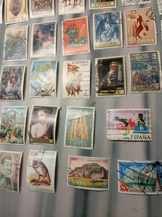 Lote de sellos antiguos España