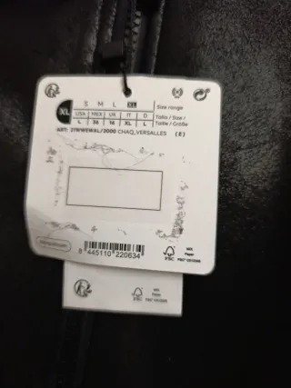 Chaquetas Desigual Mujer Talla XL/46 Negra Multico