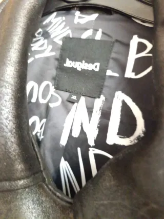 Chaquetas Desigual Mujer Talla XL/46 Negra Multico