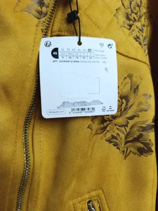 Chaquetas Desigual Mujer Talla XL/46 Negra Multico