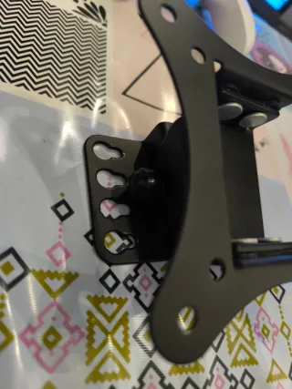 Soporte de pared para TV negro