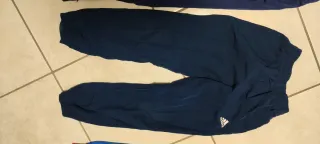 Pantaloni sportivi Adidas e Puma blu
