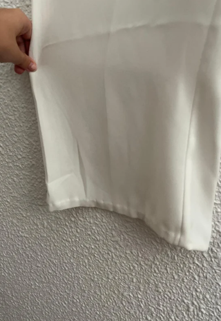 Pantalón vestir blanco