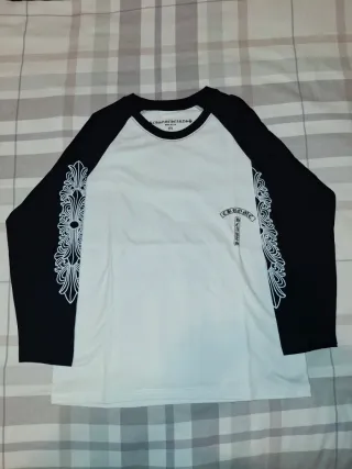 Maglietta Chrome Hearts M Manica Lunga