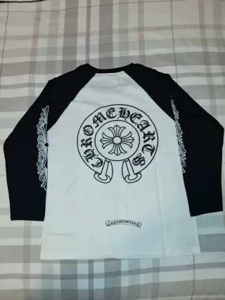 Maglietta Chrome Hearts M Manica Lunga