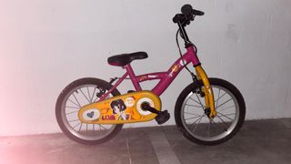 Bicicleta niña 16 pulgadas.