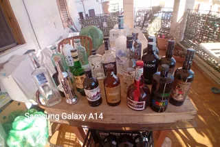 Collezione Bottiglie Vuote Liquori e Distillati