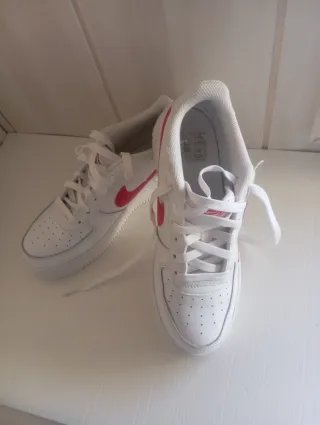 Zapatillas niño Nike Air Force 1 Blancas Rojas