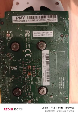 Tarjeta Gráfica HP NVIDIA Quadro K620 2GB