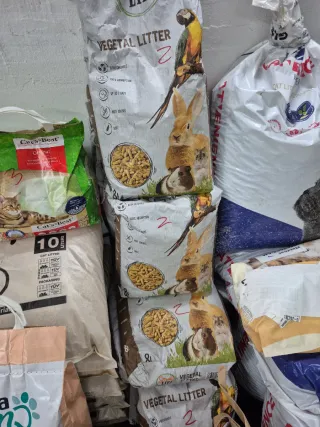 Arena aglomerante Tofu y Maíz