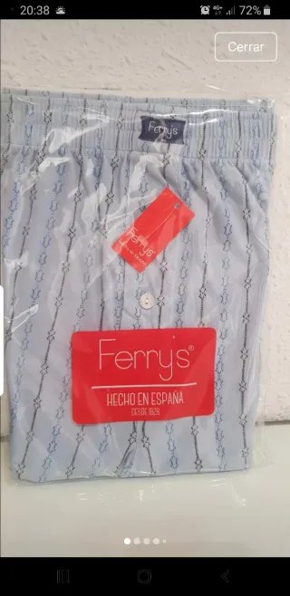 Boxer hombre Ferrys azul