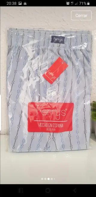 Boxer hombre Ferrys azul