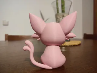 Figura Espeon Chibi en 3D | Envío inmediato