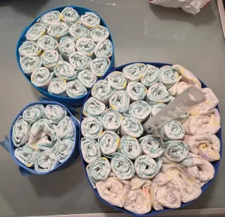 Cuna blanca con cambiador y almacena