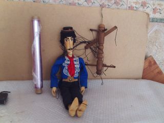 marioneta titere gauroche de madera , origen checa