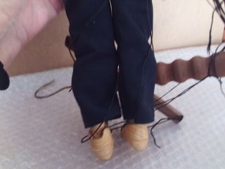 marioneta titere gauroche de madera , origen checa