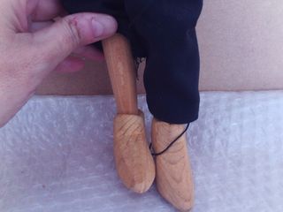 marioneta titere gauroche de madera , origen checa