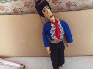 marioneta titere gauroche de madera , origen checa