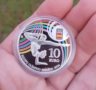 Moneda 10€ España Equipo Olímpico 2024