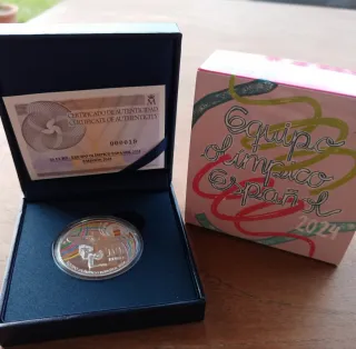Moneda 10€ España Equipo Olímpico 2024