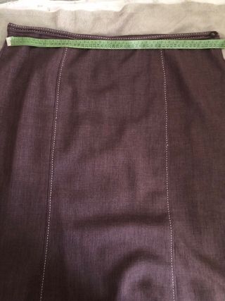 Falda marrón talla grande en perfecto estado