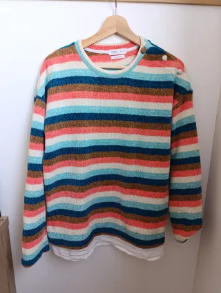 Jersey Springfield rayas multicolor Talla M