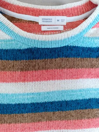 Jersey Springfield rayas multicolor Talla M