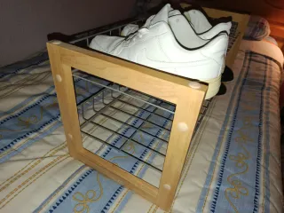 Zapatero madera y aluminio